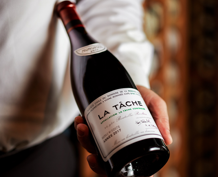 A bottle of La Teche wine